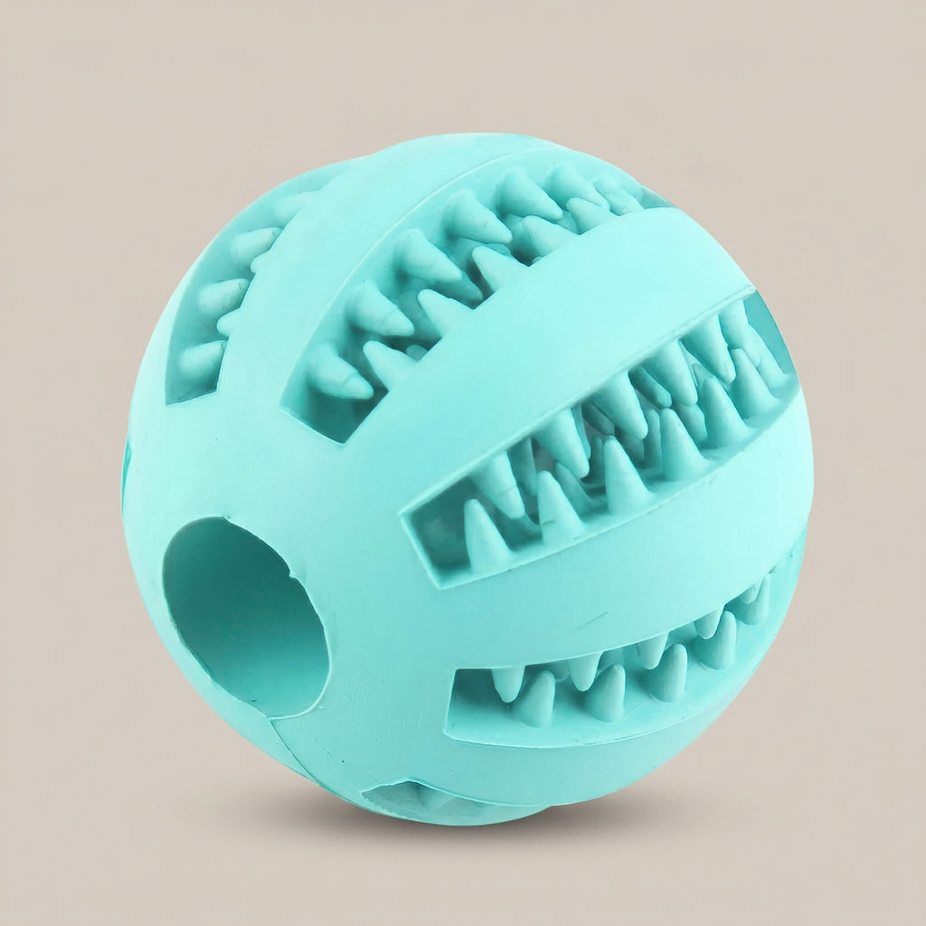 Dog Toy Ball, Interactive Pet Food Treat Dispenser Ball – Non-Toxic Dental Chewable Toy