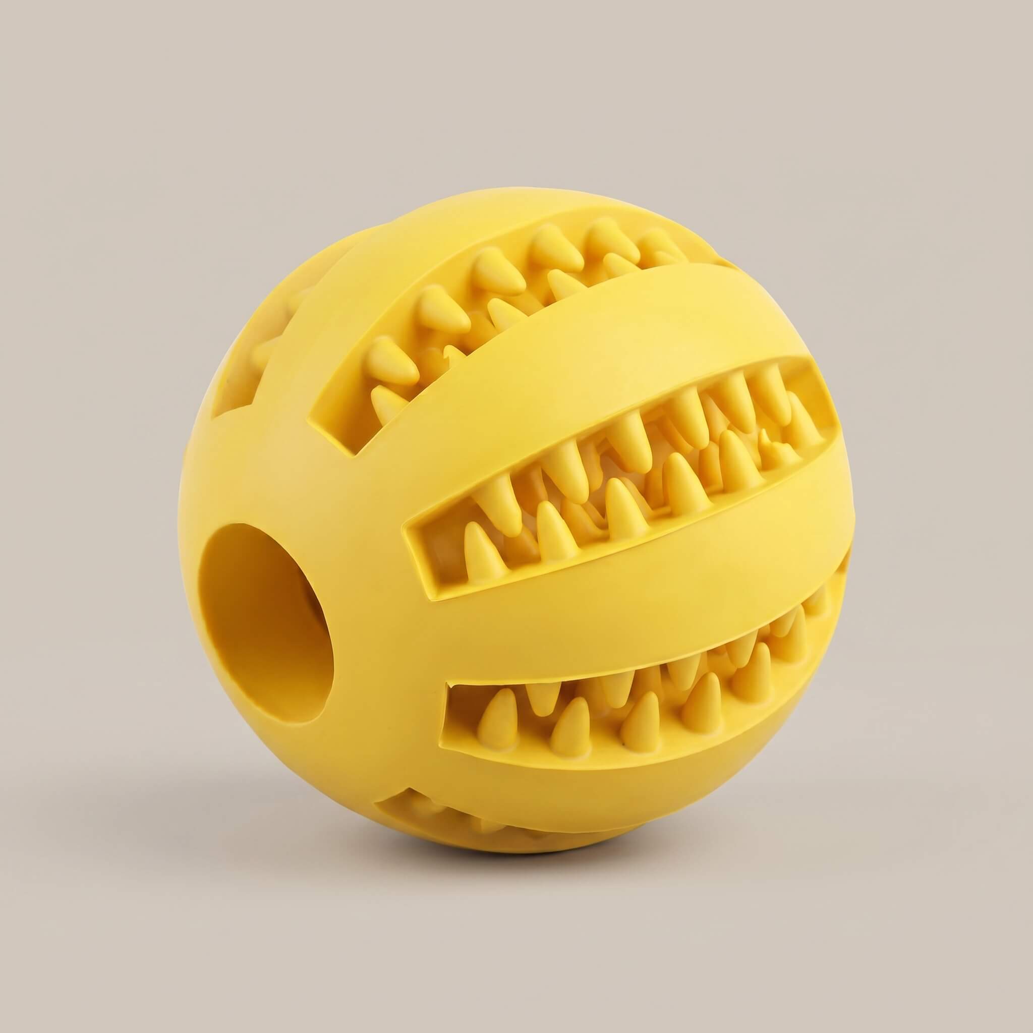 Dog Toy Ball, Interactive Pet Food Treat Dispenser Ball – Non-Toxic Dental Chewable Toy