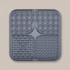 Silicone Pet Lick Mat Plate - Non-Slip Suction Base Slow Feeder Pad for Bath Time Distraction & Training