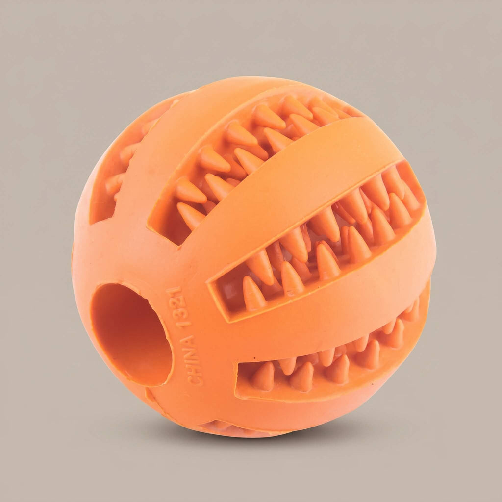 Dog Toy Ball, Interactive Pet Food Treat Dispenser Ball – Non-Toxic Dental Chewable Toy