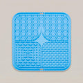 Silicone Pet Lick Mat Plate - Non-Slip Suction Base Slow Feeder Pad for Bath Time Distraction & Training