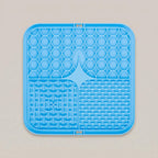 Silicone Pet Lick Mat Plate - Non-Slip Suction Base Slow Feeder Pad for Bath Time Distraction & Training
