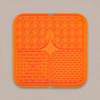 Silicone Pet Lick Mat Plate - Non-Slip Suction Base Slow Feeder Pad for Bath Time Distraction & Training