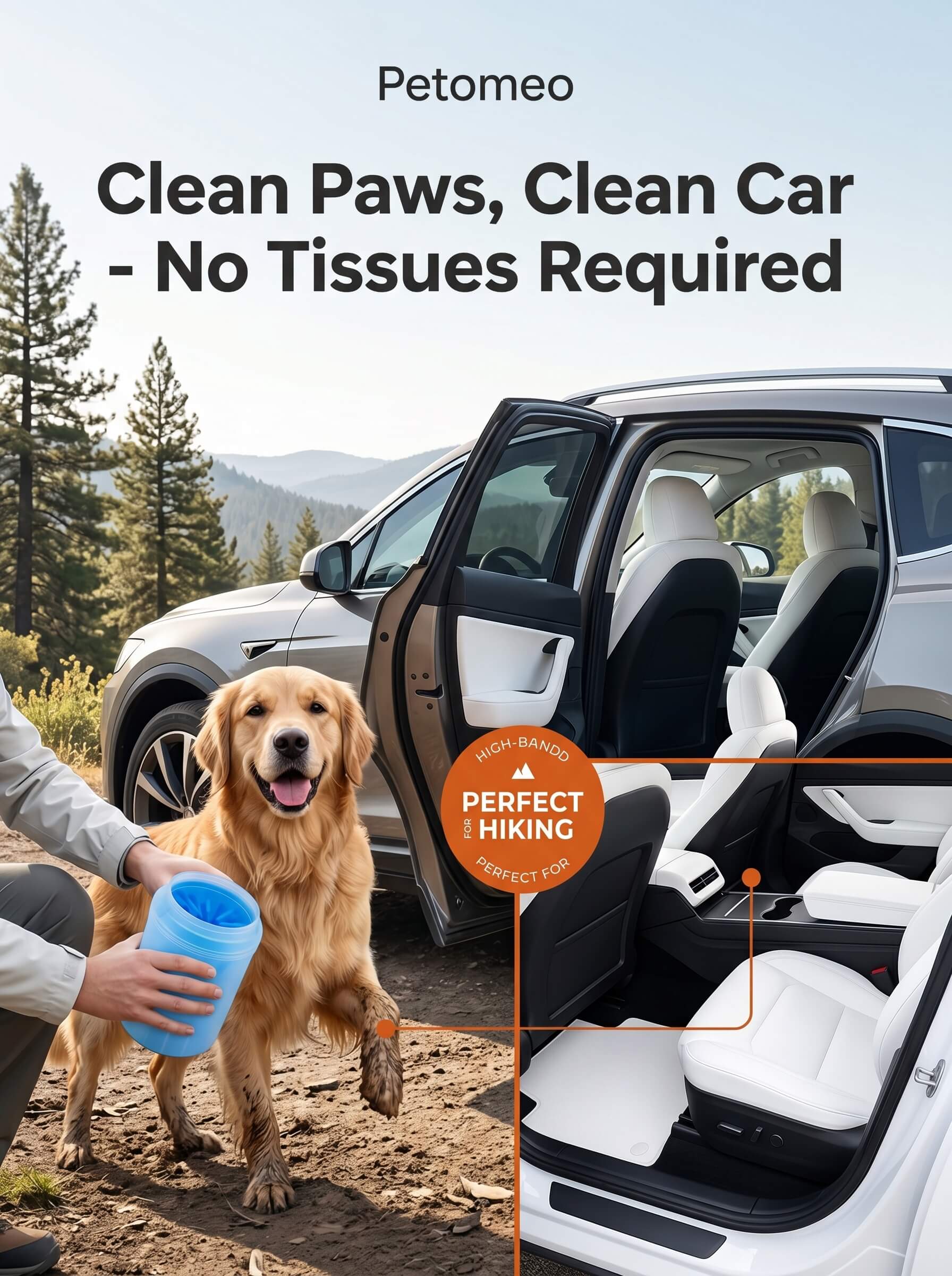 Portable Dog Paw Cleaner – Soft Silicone Muddy Foot Washer Cup