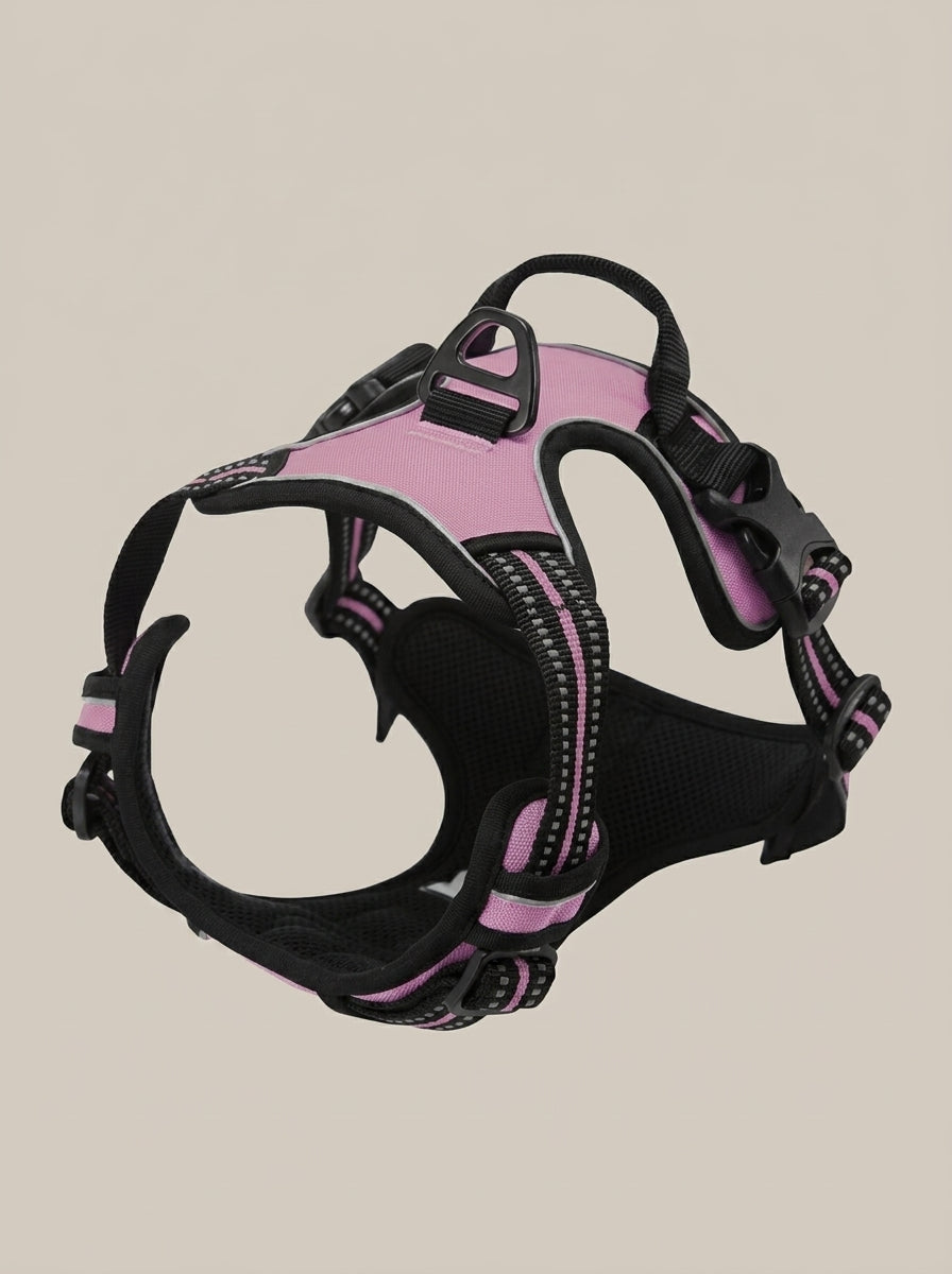 No Pull Dog Harness | Adjustable Front Clip Reflective Vest with Padded Handle for Medium to Large Dogs