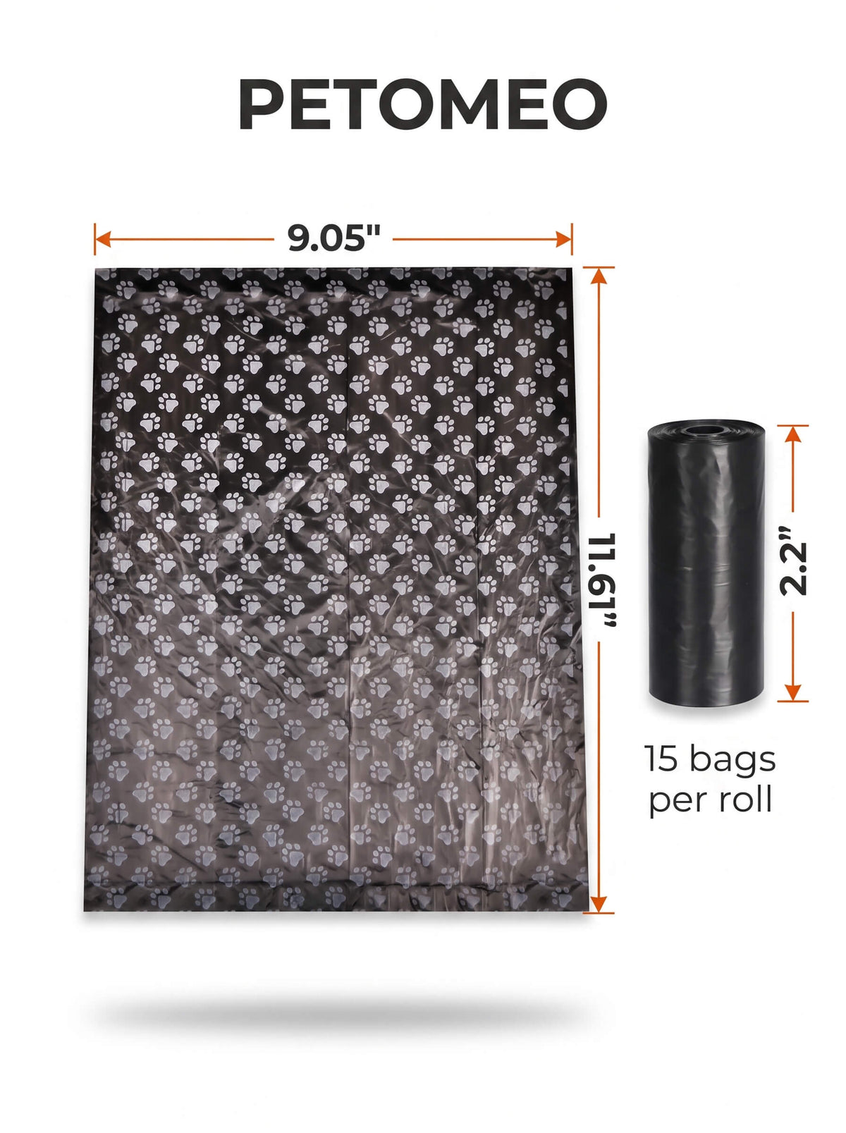 Biodegradable Dog Poop Bags | Leak-Proof Extra Thick Pet Waste Bags for Dogs & Cats
