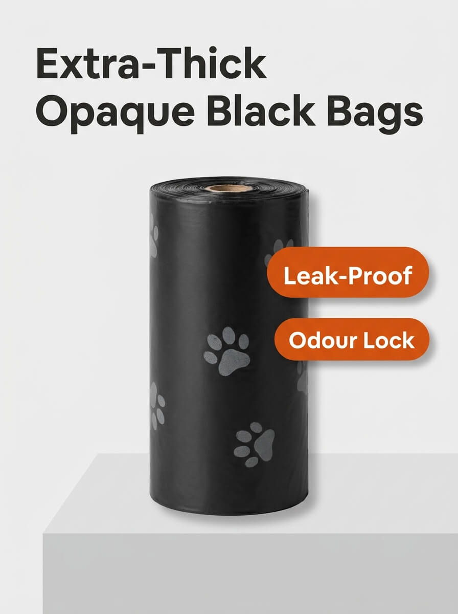 Biodegradable Dog Poop Bags | Leak-Proof Extra Thick Pet Waste Bags for Dogs & Cats