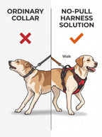No Pull Dog Harness | Adjustable Front Clip Reflective Vest with Padded Handle for Medium to Large Dogs