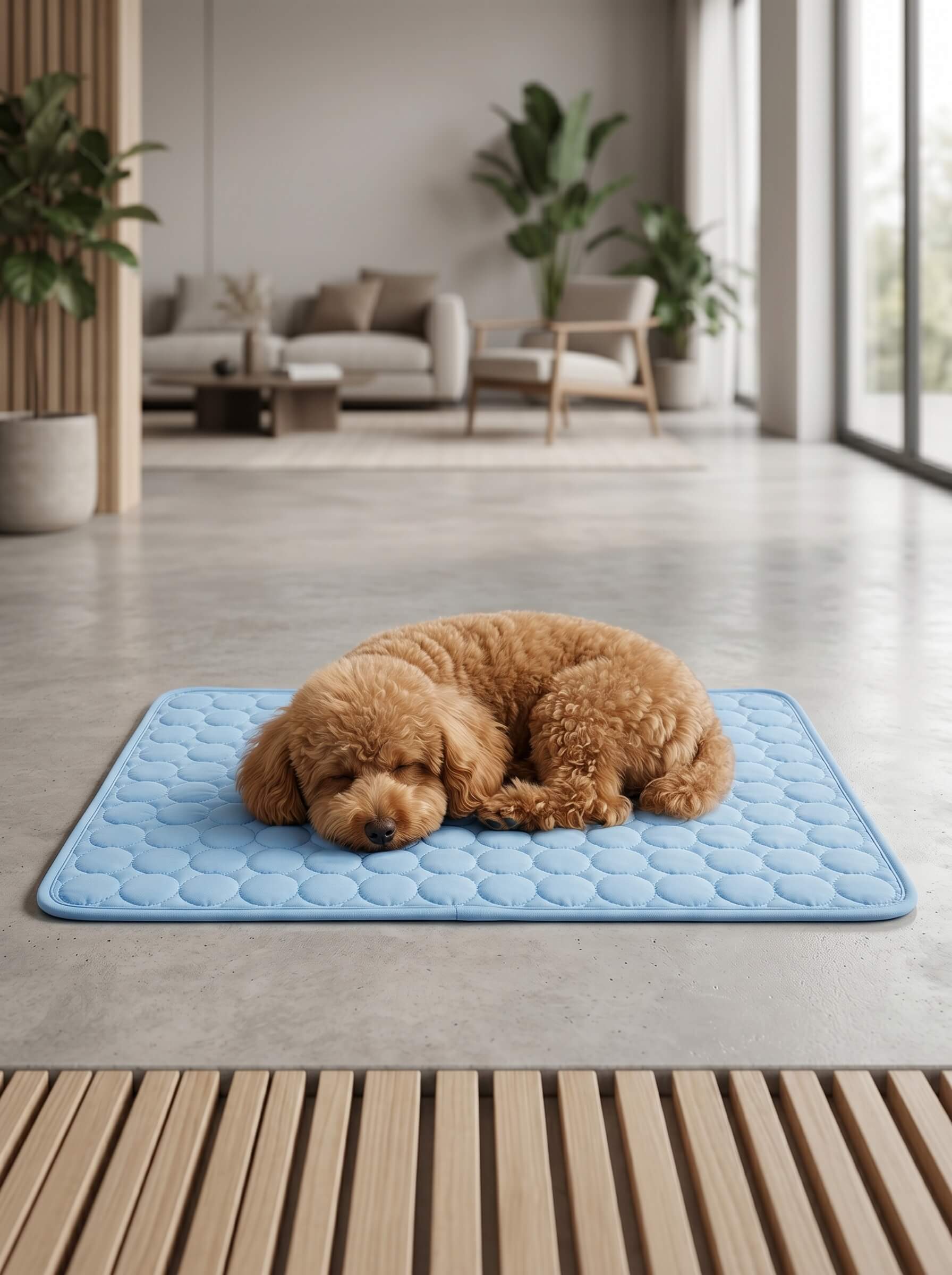 Self-Cooling Dog Bed Mat | Washable Summer Pet Blanket for Dogs, Cats & Puppies
