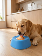 Slow Feeder Dog Bowl - Anti-Choking Non-Slip Pet Lick Bowl With Suction Cup for Wet Food Treats & Liquid Snacks