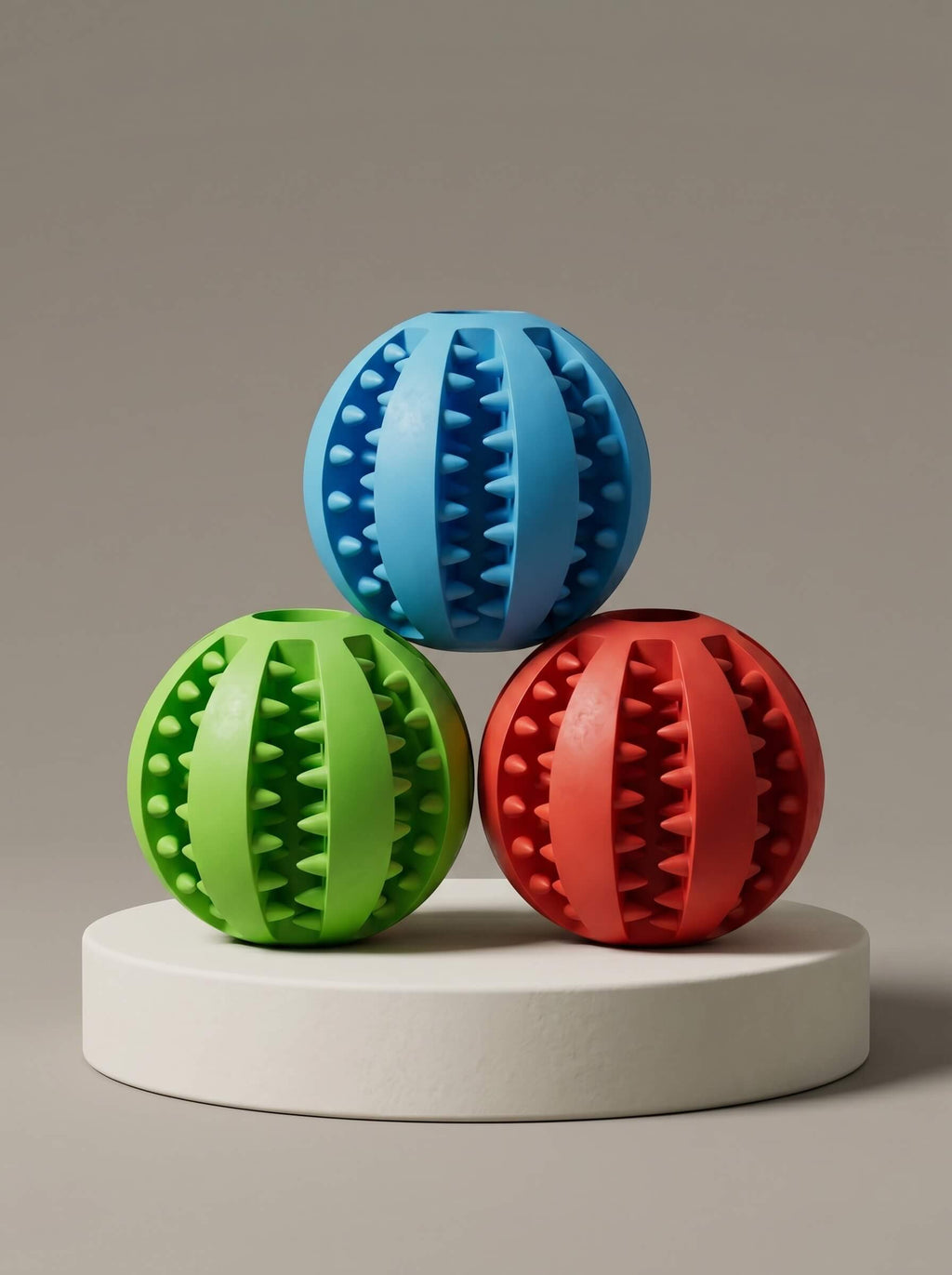 Dog Toy Ball, Interactive Pet Food Treat Dispenser Ball – Non-Toxic Dental Chewable Toy