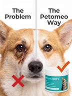Pet Eye Wipes | Tear Stain Remover Cleaning Wipes for Cats and Dogs
