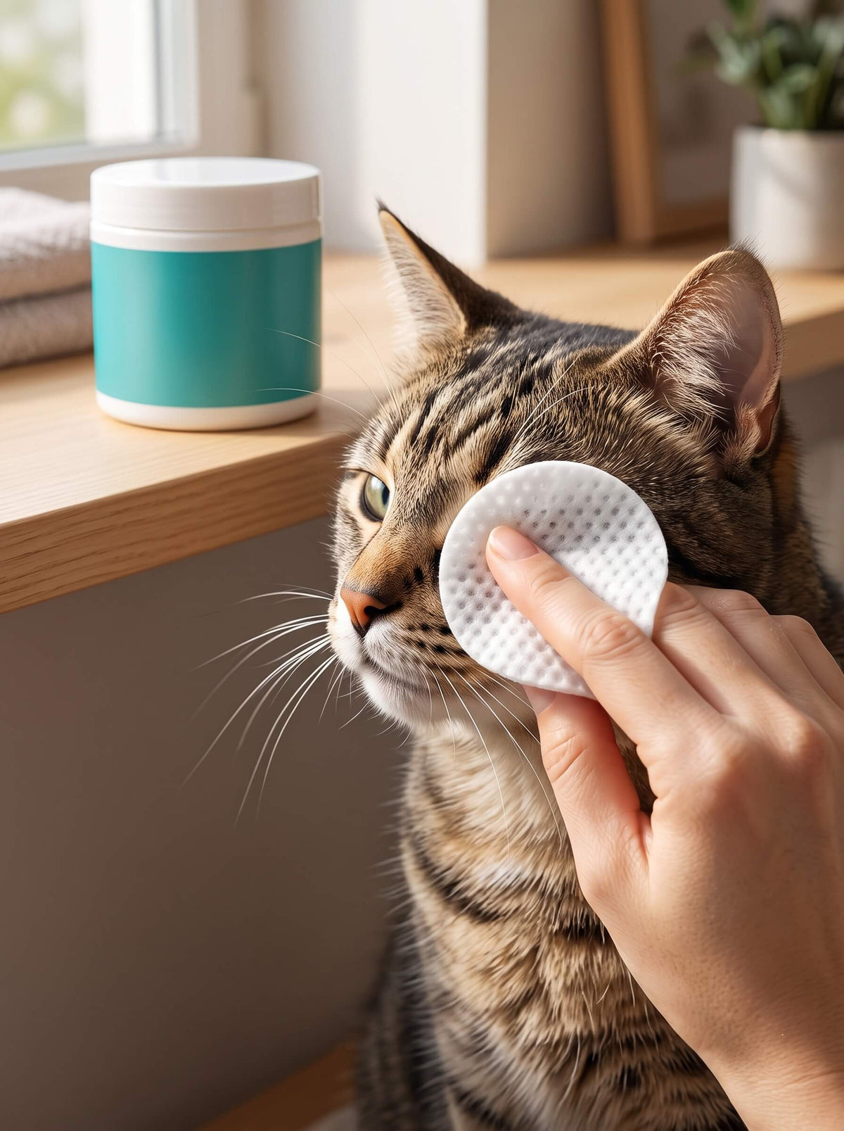 Pet Eye Wipes | Tear Stain Remover Cleaning Wipes for Cats and Dogs