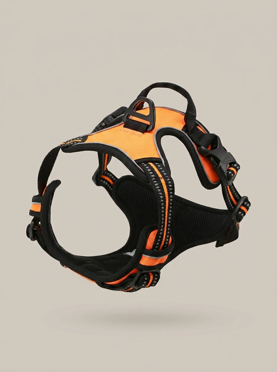 No Pull Dog Harness | Adjustable Front Clip Reflective Vest with Padded Handle for Medium to Large Dogs