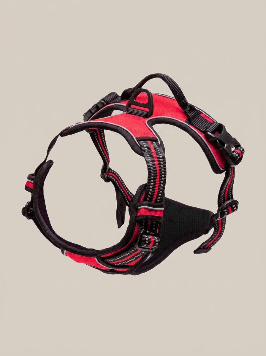 No Pull Dog Harness | Adjustable Front Clip Reflective Vest with Padded Handle for Medium to Large Dogs
