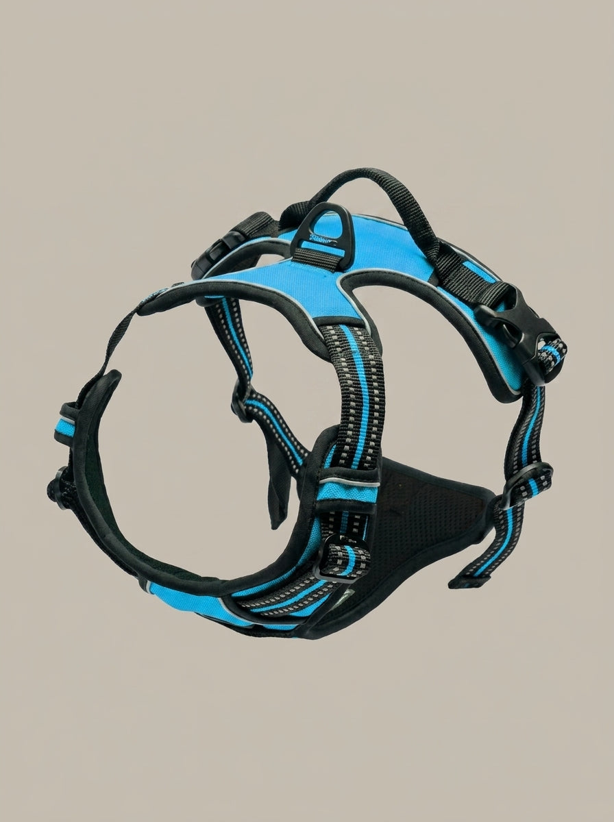 No Pull Dog Harness | Adjustable Front Clip Reflective Vest with Padded Handle for Medium to Large Dogs