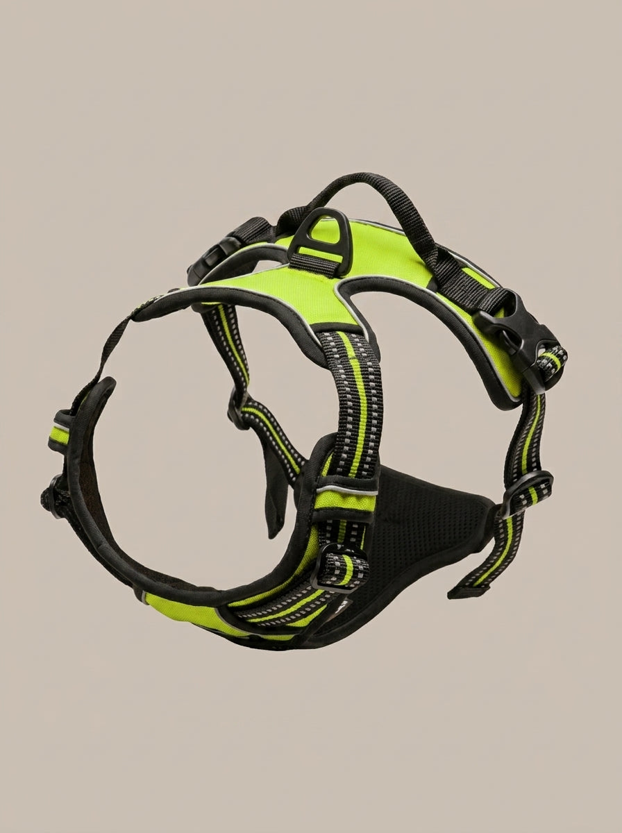 No Pull Dog Harness | Adjustable Front Clip Reflective Vest with Padded Handle for Medium to Large Dogs