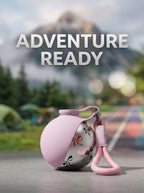 Portable Pet Water Bottle - 2-in-1 Leak-Proof Travel Bottle with Stainless Steel & Silicone Bowl