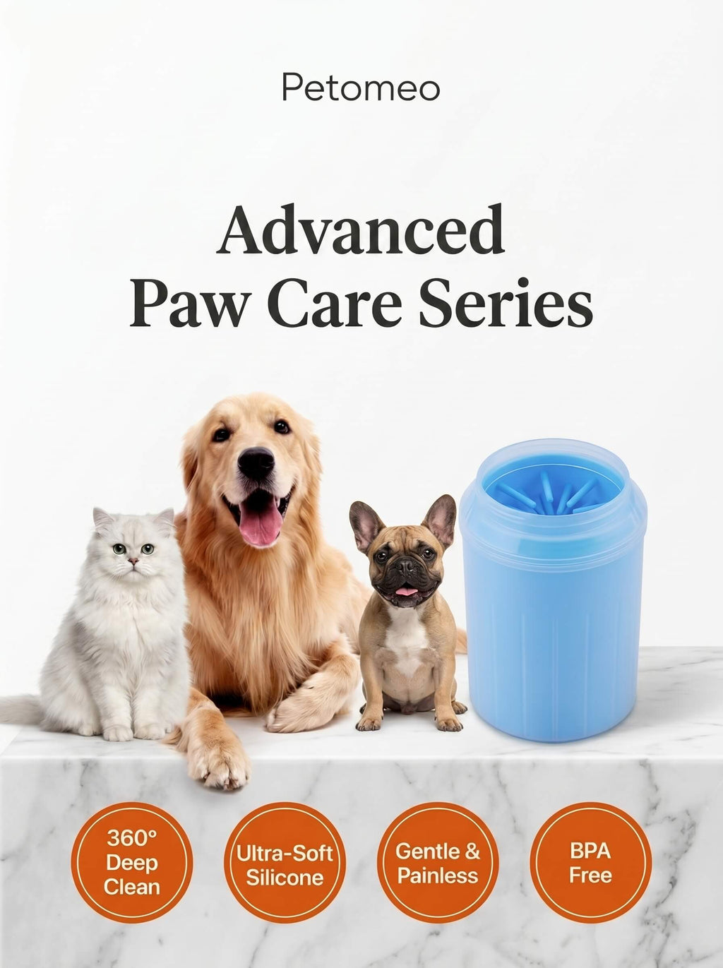 Portable Dog Paw Cleaner – Soft Silicone Muddy Foot Washer Cup